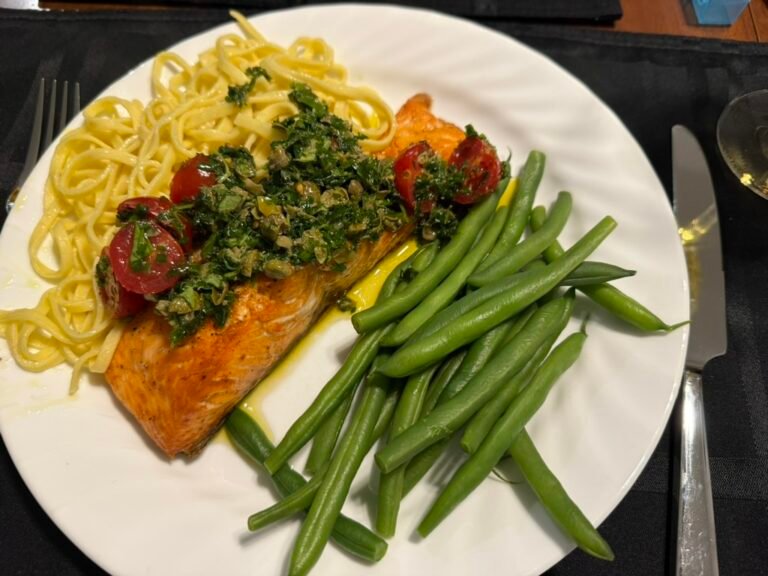 Saumon sauce vierge