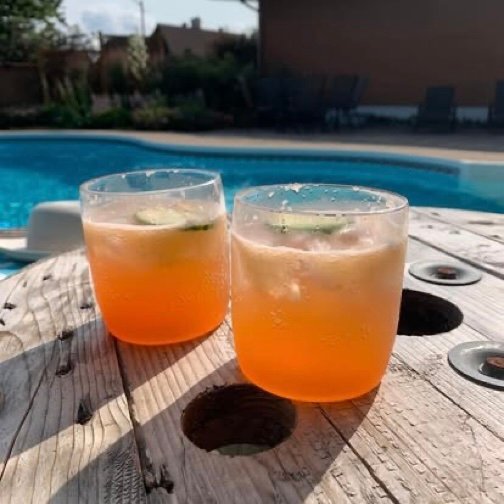 Cocktail Bleu Citron