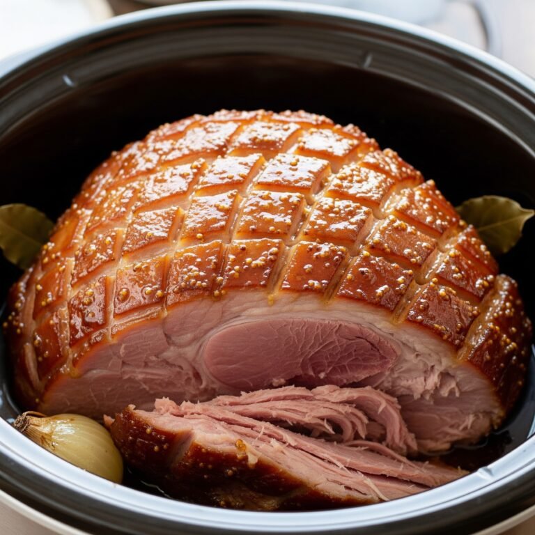 Jambon à la mijoteuse