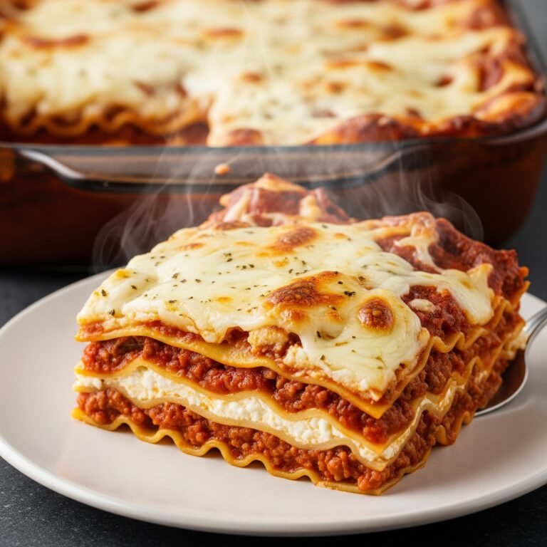 Lasagne à la viande, ma version