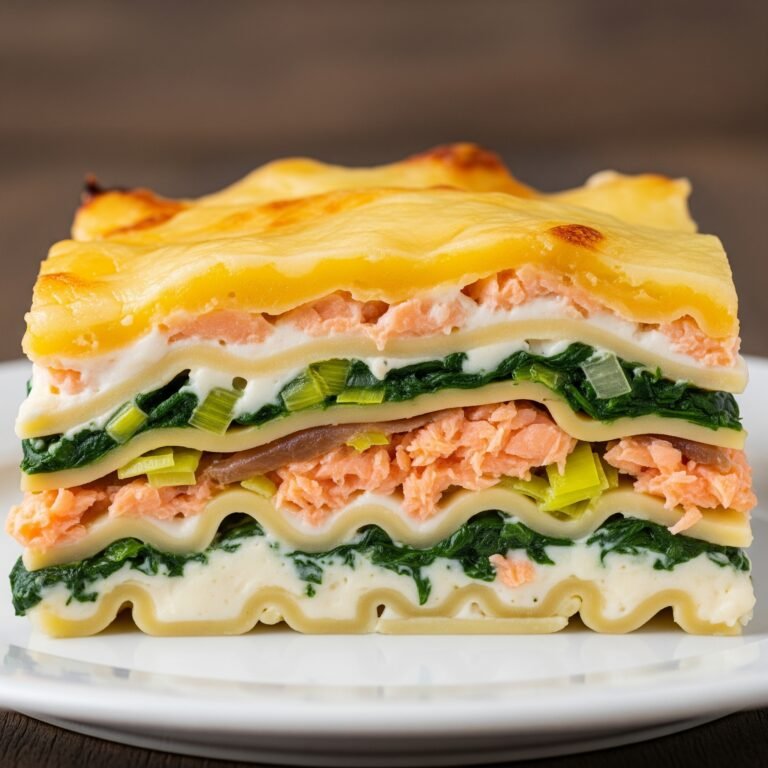 Lasagne aux deux saumons
