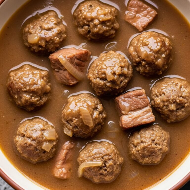 Ragoût de boulettes traditionnel