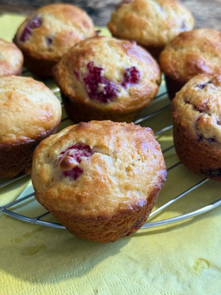 muffins framboises et citron