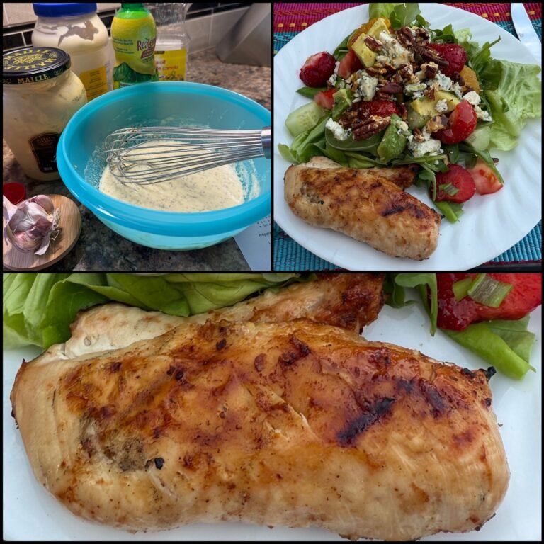 Poulet-brochette mariné