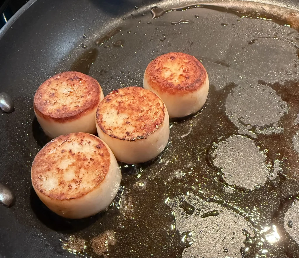 cuisson pétoncle